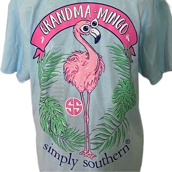 ✨🆕💗🦩SIMPLY SOUTHERN GRANDMA-MINGO LOGO TEE🦩💗 - Picture 4 of 8